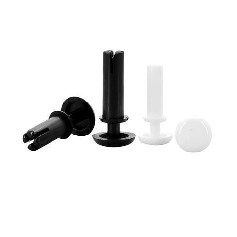50-120PCS R2024-R6080 White Black Nylon Plastic Expansion R Type Rivets Standoff Buckle Clip PC Board Fastener(White,120PCS_R5105) in Saudi Arabia