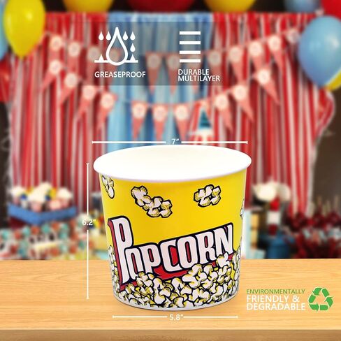 85 Oz Popcorn Buckets (22 Pack) in Kuwait