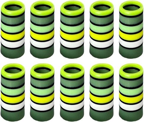 10 قطع أخضر أصفر متدرج. 355 حلقات جولف لنادي عمود الإسفين (9.1 * 30 * 14 ملم) in Kuwait