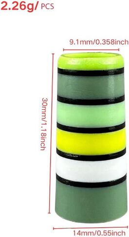 10 قطع أخضر أصفر متدرج. 355 حلقات جولف لنادي عمود الإسفين (9.1 * 30 * 14 ملم) in Kuwait