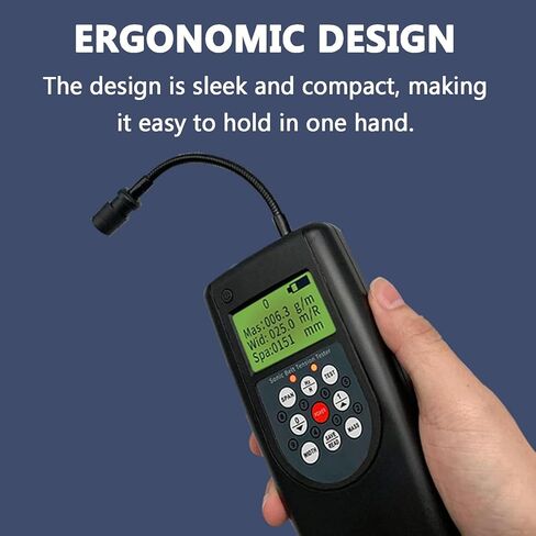 Belt Tension Test Testing Measuring Gauge, Sonic Belt Tension Meter, with LCD Backlit Display, Store 20 Belt Parameters, Frequency Range 10Hz-680Hz, for Belt Tension Testing in Kuwait