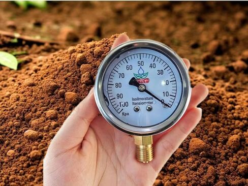 Portable Soil Tension Gauge Soil Tensiometer with Testing Range 0 to 1 Bar/100 Kpa Length 30cm in Saudi Arabia