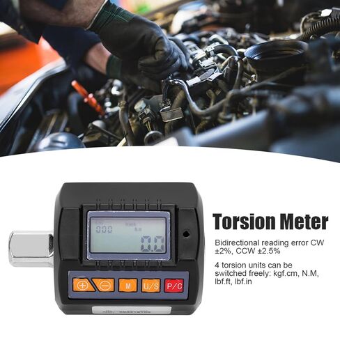 Digital Display Torsion Meter, Digital Torsion Wrench Adapter, Torsion Monitoring Instrument, Suitable for Ensuring Measurement Accuracy in Saudi Arabia