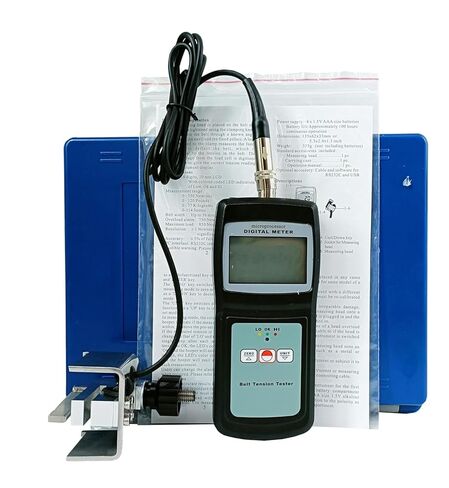 CNSYT Belt Tension Gauge Belt Tension Tester with Measuring Range 0~750N 0~120lb 0~77kg 0~114 Seems Accuracy ±5% of Full-Scale Belt Width Up to 36 mm Resolution ±1N in Kuwait