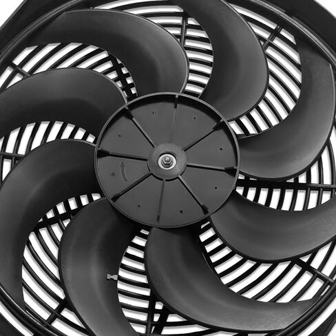 16 "مروحة تبريد الرادياتير الكهربائية Slim Blade 12V 3000CFM مع مجموعات التجميع ومجموعة ترمر الترموستات in Kuwait