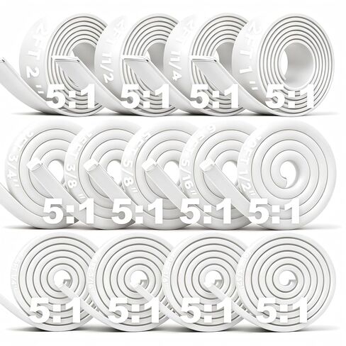 مجموعة لفات أنابيب الانكماش الحراري مقاس 13، مبطنة بمادة لاصقة 5:1، 13 قطرًا، إجمالي جدار مزدوج من الدرجة البحرية 76.5 قدم، أنابيب تغليف منكمش للأسلاك الكهربائية المقاومة للماء - للصناعة والسيارات (أسود) in Kuwait