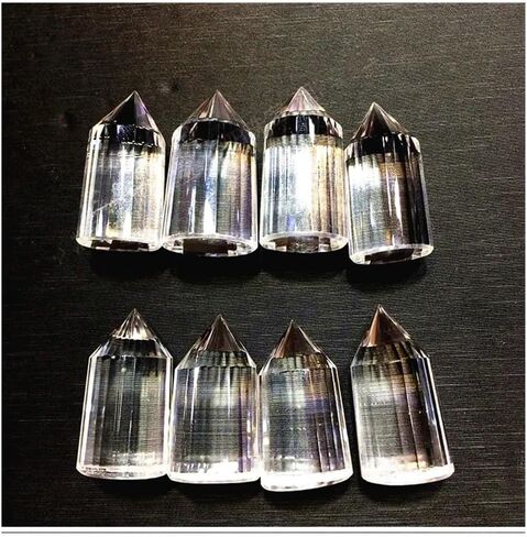 1 قطعة 50-60 مللي متر عصا كوارتز شفافة نقطة 24 جانب ، كريستال in Kuwait