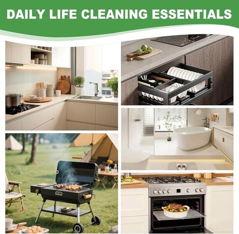 200 Pack Green Scrubbing Pads, Heavy Duty Scouring Pads,Dish Scrubber Reusable for Cleaning, Multipurpose Scrub Pads for Household Kitchen Dishes Pots Pans & Metal Grill- 4.3 x 2.75 x 0.3 Inches in Kuwait