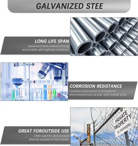 مشابك السكك الحديدية 1-3/8 بوصة × 1-3/8 بوصة، تركيبات سياج ربط سلسلة مشابك نهاية السكك الحديدية T، لوحة T لأنبوب OD، أنبوب سياج مجلفن T، أجزاء ربط السلسلة، 12 قطعة in Kuwait