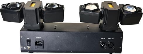 JUNMAN ذراعان بأربعة رؤوس Led شعاع متحرك رئيسي ضوء DJ ديسكو أضواء المسرح DMX512 13/23 قنوات لحفل الزفاف عرض الإضاءة الحدث in Saudi Arabia