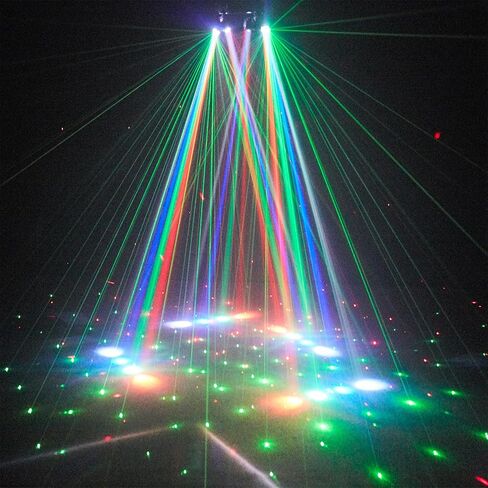 JUNMAN ذراعان بأربعة رؤوس Led شعاع متحرك رئيسي ضوء DJ ديسكو أضواء المسرح DMX512 13/23 قنوات لحفل الزفاف عرض الإضاءة الحدث in Saudi Arabia