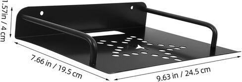Gadpiparty Wall Mounted Router Holder and Projector Shelf Space Aluminum WiFi Router Rack for Home Office Easy Cable Management Compatible Projectors and Electronic Devices in Saudi Arabia