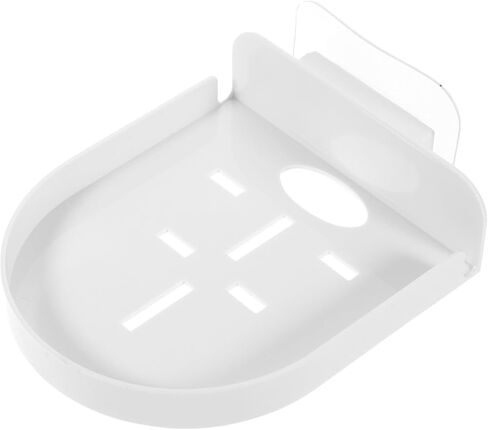 Wall Mounted Camera Shelf Cable Clips No Drill Router Holder Plastic Security Camera Rack for Living Room Small Mounting Shelf for Monitors and Speakers in Saudi Arabia