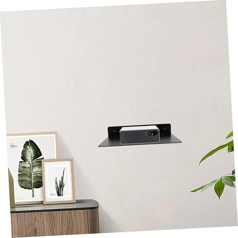 Luxshiny Wall Mounted Router Storage Rack Projector Holder for Tv Cameras Home Supplies Space Saving Stable Design Easy Installation No Drilling Required High Grade in Saudi Arabia