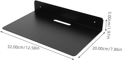 Luxshiny Wall Mounted Router Storage Rack Projector Holder for Tv Cameras Home Supplies Space Saving Stable Design Easy Installation No Drilling Required High Grade in Saudi Arabia