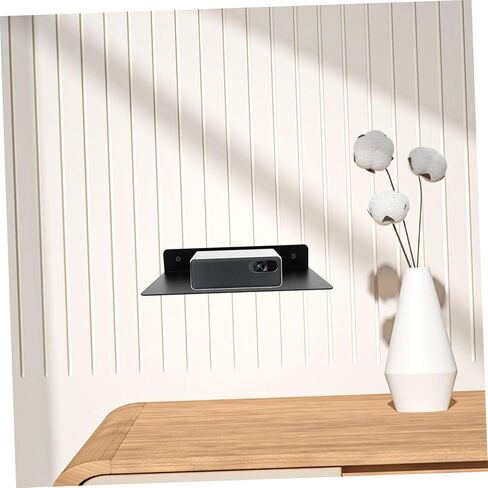 Luxshiny Wall Mounted Router Storage Rack Projector Holder for Tv Cameras Home Supplies Space Saving Stable Design Easy Installation No Drilling Required High Grade in Saudi Arabia
