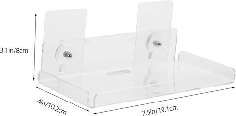 DOITOOL Large Acrylic Wall-Mounted Camera Shelf for Home Security No-Drill Installation for Bedroom and Living Room in Saudi Arabia