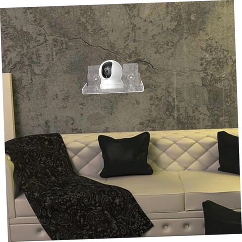 DOITOOL Large Acrylic Wall-Mounted Camera Shelf for Home Security No-Drill Installation for Bedroom and Living Room in Saudi Arabia