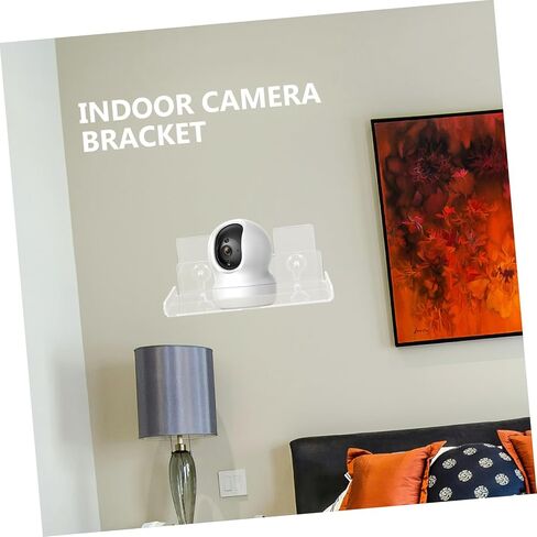 DOITOOL Large Acrylic Wall-Mounted Camera Shelf for Home Security No-Drill Installation for Bedroom and Living Room in Saudi Arabia