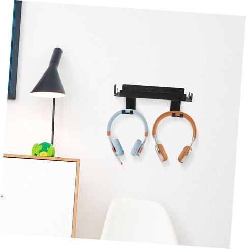 SHOWERORO Game Console Wall Mount for Console Multi-Functional Controller Holder and Headphone Hanger Vertical Storage Rack for Gaming Accessories for Wall Display and Organization in Saudi Arabia