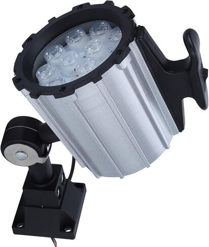 LED Working Light CNC Machine Bright Indoor Outdoor Lamp for Industrial Tool 12W 24V for Machine Shop Playground SilverBlack in Kuwait