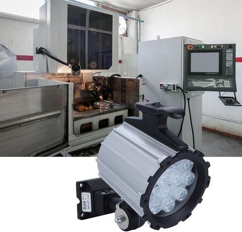 LED Working Light CNC Machine Bright Indoor Outdoor Lamp for Industrial Tool 12W 24V for Machine Shop Playground SilverBlack in Kuwait