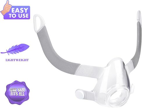 إطار بديل Airfit F20 ResMed متوافق مع قناع الوجه الكامل ResMed Airfit F20 - إطار متين فقط، لا يتضمن غطاء الرأس مشبكين in Kuwait