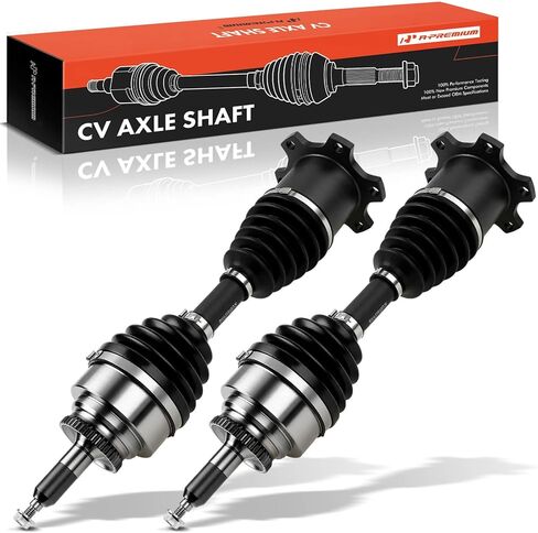 A-Premium Pair (2) Front CV Axle Shaft Assembly Compatible with Ford F-150 2004-2008, Expedition 2003-2006, Lobo 2003-2008 & Lincoln Mark LT 2006-2008, Driver and Passenger Side, Replace# 5L1Z3B436AA in Saudi Arabia