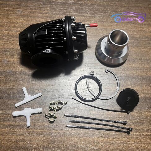 For HKS4 SQV4 SSQV IV Aluminum Turbo Blow Off Valve w/Direct Fit Adapter Black in Saudi Arabia