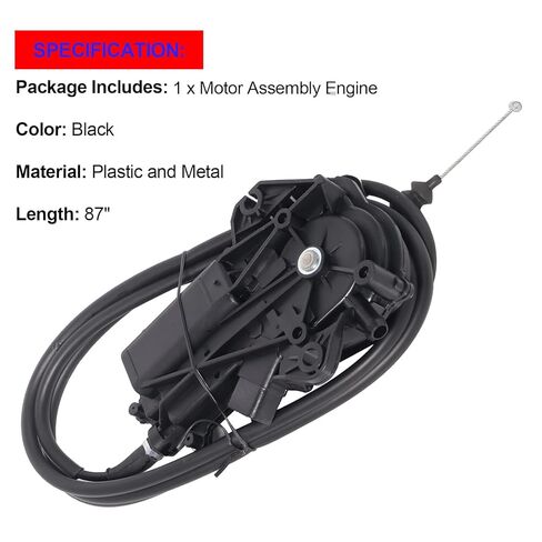 SMMS 24V with 87" Cable Motor Assembly Engine Stop for Isuzu NPR NPR-HD 4.8L 1998-04, Fuel Shut Off Solenoid Replaces OE: 8972550680 8972550690 in Saudi Arabia