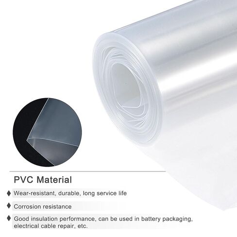غلاف البطارية PVC أنابيب الانكماش الحراري 14 مم ضياء 23 مم مسطحة 6 م عزل جيد لحزمة البطارية in Saudi Arabia