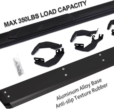 READIRED REARDER ANDROARS متوافقة مع 2025 2024 TOYOTA TACOMA CAB Double CAB 5.5 '' OEM Style 8 BRACKETS 600 LBS SELPED SEDED SELPEDERS. قضبان nerf مصنوعة من سبيكة الألومنيوم (النمط ج) in Kuwait