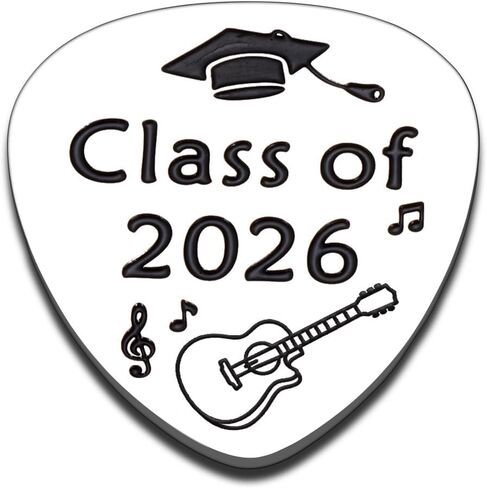 Graduation Gifts for Him Her Class of 2026 Guitar Pick - Gifts for Music Students Girls Boys Him Her Senior High School College Graduate - Graduation Season Birthday Farewell Christmas Keepsake in Saudi Arabia