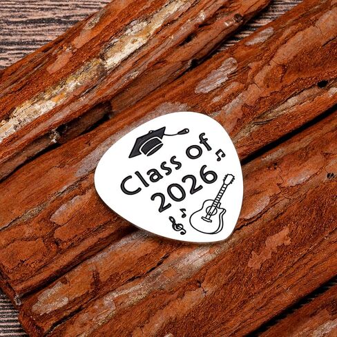 Graduation Gifts for Him Her Class of 2026 Guitar Pick - Gifts for Music Students Girls Boys Him Her Senior High School College Graduate - Graduation Season Birthday Farewell Christmas Keepsake in Saudi Arabia