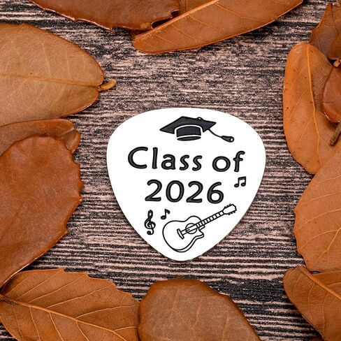 Graduation Gifts for Him Her Class of 2026 Guitar Pick - Gifts for Music Students Girls Boys Him Her Senior High School College Graduate - Graduation Season Birthday Farewell Christmas Keepsake in Saudi Arabia