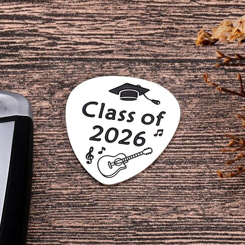 Graduation Gifts for Him Her Class of 2026 Guitar Pick - Gifts for Music Students Girls Boys Him Her Senior High School College Graduate - Graduation Season Birthday Farewell Christmas Keepsake in Saudi Arabia