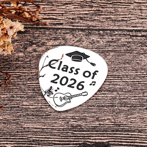 Graduation Gifts for Him Her Class of 2026 Guitar Pick - Gifts for Music Students Girls Boys Him Her Senior High School College Graduate - Graduation Season Birthday Farewell Christmas Keepsake in Saudi Arabia