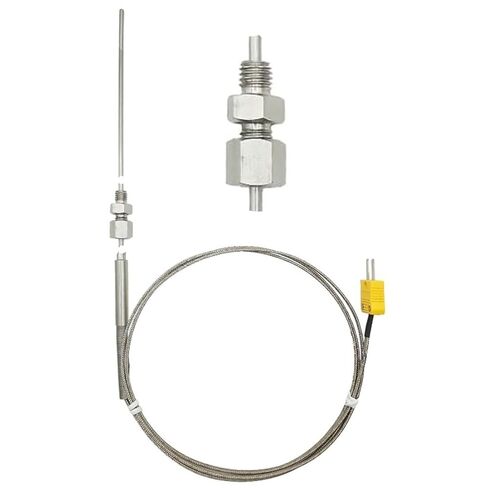 مسبار استشعار حراري معدني من النوع K مع برغي تركيب لمقياس درجة حرارة الفرن العالية درجة حرارة التشغيل 1100 درجة مئوية (300 مم) in Kuwait