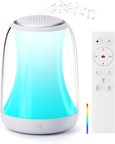 Hotmoon Sound Machine Baby Night Light، Lulllight White Noise Sound Machine التحكم عن بعد/اللمس، مؤقت، مدرب نوم الأطفال الصغار 27 صوتًا مهدئًا للأطفال في الحضانة أثناء النوم والرضاعة الطبيعية وغرفة نوم التهويدة in Kuwait