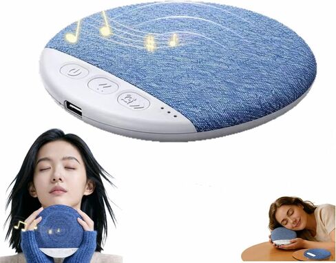 Pillow Speaker for Sleeping, Mini Under Pillow Speaker Bluetooth with Timer and White Noise Sound Machine, 2026 New Wireless Headphone-Free Sleep Speakers for Side Sleeper in Saudi Arabia