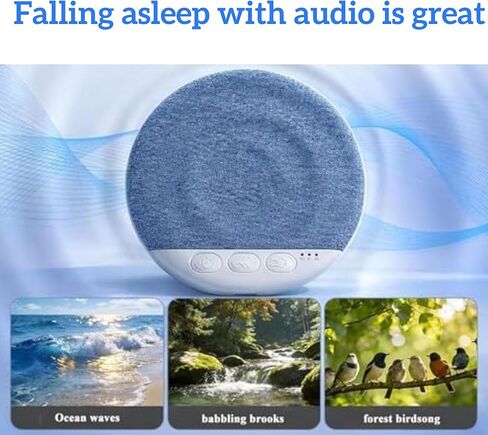 Pillow Speaker for Sleeping, Mini Under Pillow Speaker Bluetooth with Timer and White Noise Sound Machine, 2026 New Wireless Headphone-Free Sleep Speakers for Side Sleeper in Saudi Arabia