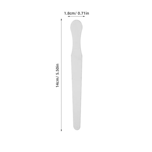 20 قطعة من خافضات اللسان المصنوعة من الفولاذ المقاوم للصدأ مقاس 5.51 بوصة، ألواح ضغط اللسان قابلة لإعادة الاستخدام لفحص الفم وعلاج النطق للأطفال بحواف ناعمة in Kuwait