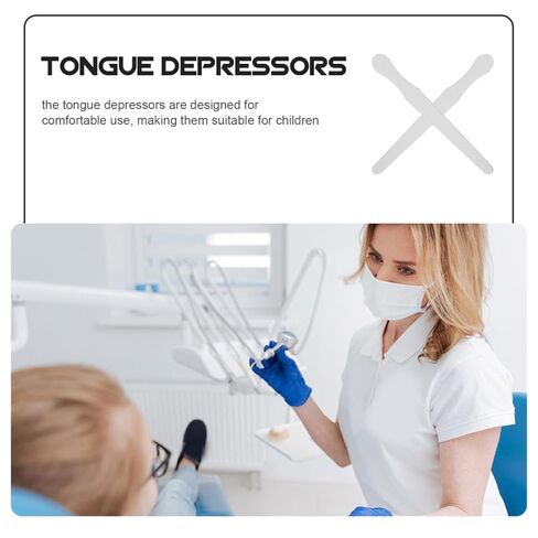 20 قطعة من خافضات اللسان المصنوعة من الفولاذ المقاوم للصدأ مقاس 5.51 بوصة، ألواح ضغط اللسان قابلة لإعادة الاستخدام لفحص الفم وعلاج النطق للأطفال بحواف ناعمة in Kuwait
