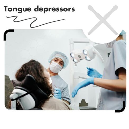 20 قطعة من خافضات اللسان المصنوعة من الفولاذ المقاوم للصدأ مقاس 5.51 بوصة، ألواح ضغط اللسان قابلة لإعادة الاستخدام لفحص الفم وعلاج النطق للأطفال بحواف ناعمة in Kuwait