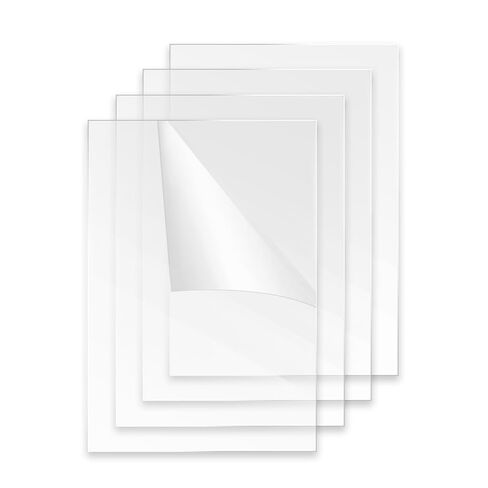 Klmnop 6 Pack 8" x 12" Clear Acrylic Plexiglass Sheets 1/8 inch(3mm) Thick, Use for Craft Projects, DIY Project, Signs, Display Cases, Picture Frames; Cut with Saw or Hand Tools(Clear) in Saudi Arabia