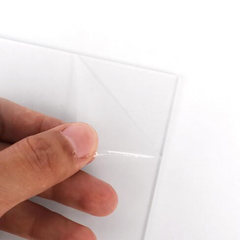 Klmnop 6 Pack 8" x 12" Clear Acrylic Plexiglass Sheets 1/8 inch(3mm) Thick, Use for Craft Projects, DIY Project, Signs, Display Cases, Picture Frames; Cut with Saw or Hand Tools(Clear) in Saudi Arabia