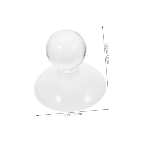 Luxshiny Crystal Pestle for Grinding Pigments Minerals Ergonomic Design Faux Crystal Construction Bottom for Smooth Mixing for Laboratory Home Use in Saudi Arabia
