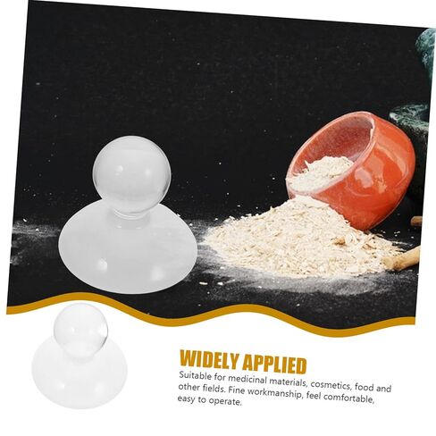 Luxshiny Crystal Pestle for Grinding Pigments Minerals Ergonomic Design Faux Crystal Construction Bottom for Smooth Mixing for Laboratory Home Use in Saudi Arabia