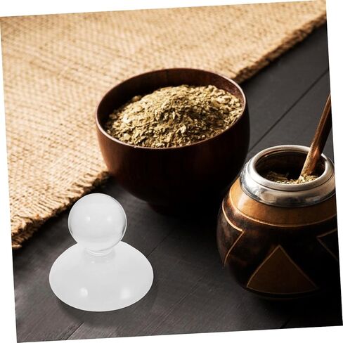 Luxshiny Crystal Pestle for Grinding Pigments Minerals Ergonomic Design Faux Crystal Construction Bottom for Smooth Mixing for Laboratory Home Use in Saudi Arabia