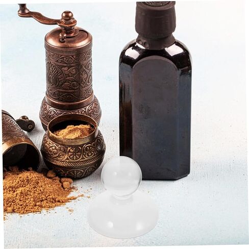 Luxshiny Crystal Pestle for Grinding Pigments Minerals Ergonomic Design Faux Crystal Construction Bottom for Smooth Mixing for Laboratory Home Use in Saudi Arabia